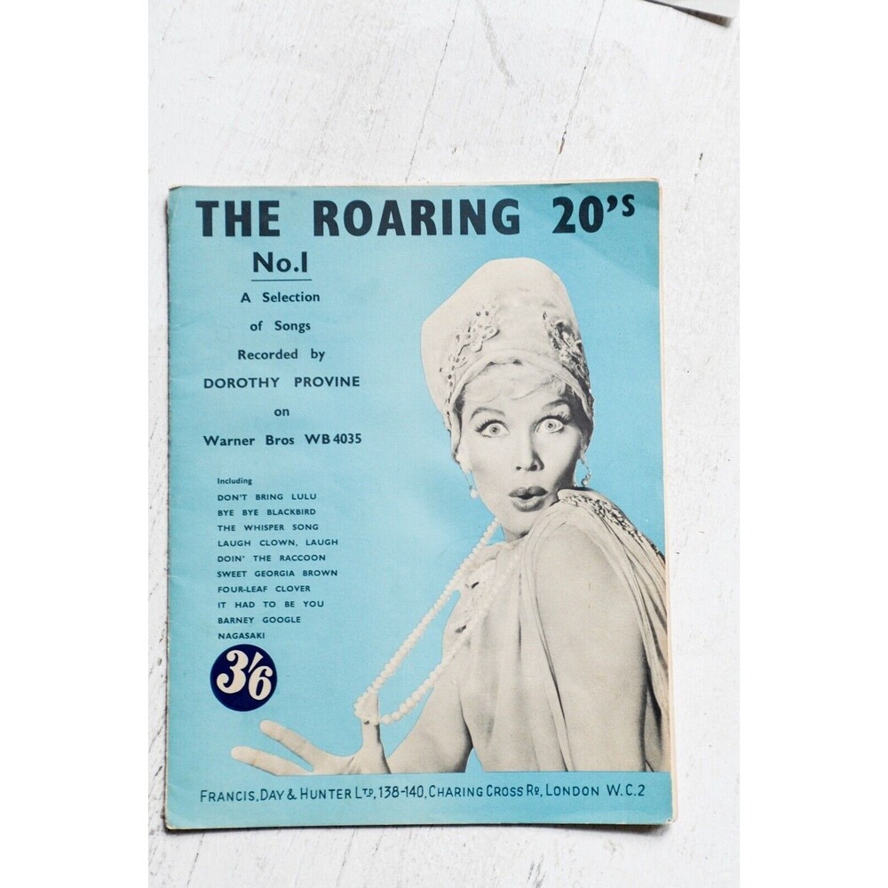 The Roaring 20's No.1 Dorothy Provine Warner Bros WB4035 1960s UK Sheet Songbook